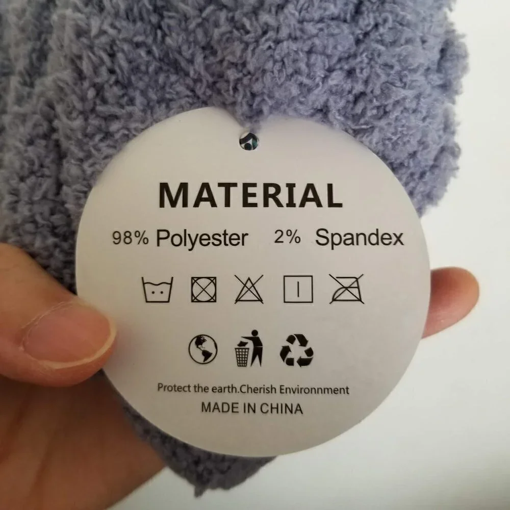 NEW High Quality Fuzzy Cozy Pom Pom Slipper Socks